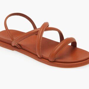 OluKai Tiare Strappy Slingback Fox Brown Sandals Women's Size 10 NEW Resort